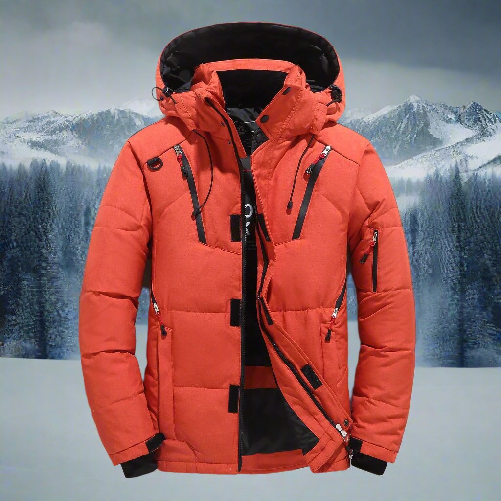 Santiago - Chaqueta acolchada con capucha impermeable