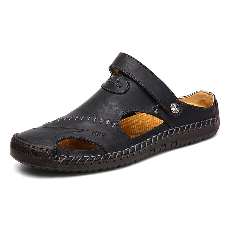 Julián - Zapatos de cuero transpirables con costuras artesanales hombre