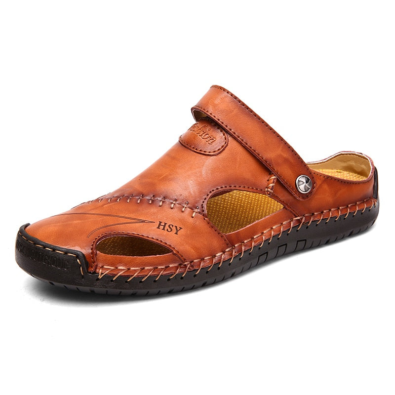Julián - Zapatos de cuero transpirables con costuras artesanales hombre