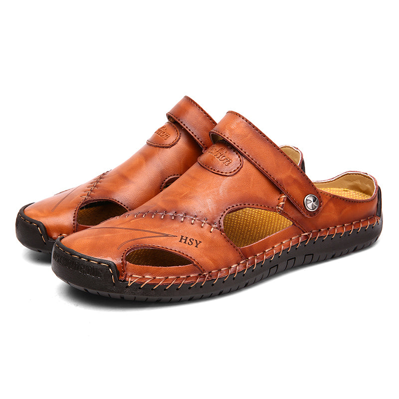 Julián - Zapatos de cuero transpirables con costuras artesanales hombre