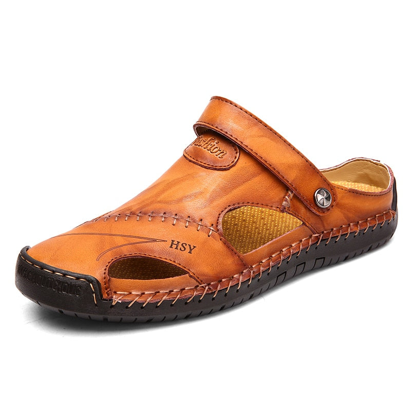 Julián - Zapatos de cuero transpirables con costuras artesanales hombre