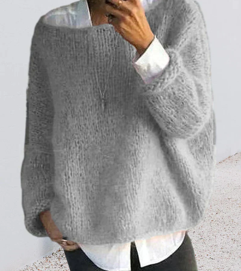 Ariana - Suéter oversize de punto mujer