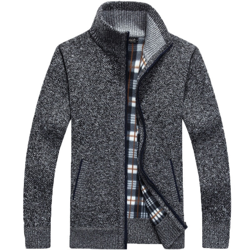 Martín – Chaqueta de punto con cremallera para hombre