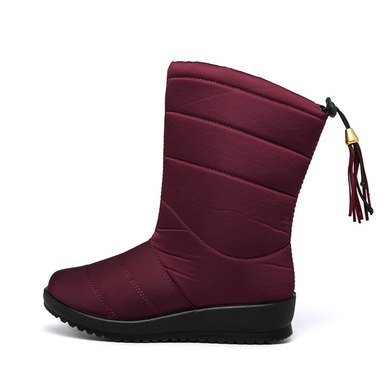 Elena – Botas acolchadas impermeables para mujer