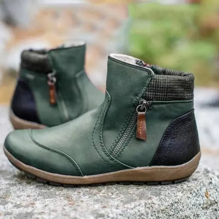 Sofía - Botines de mujer con cremallera lateral