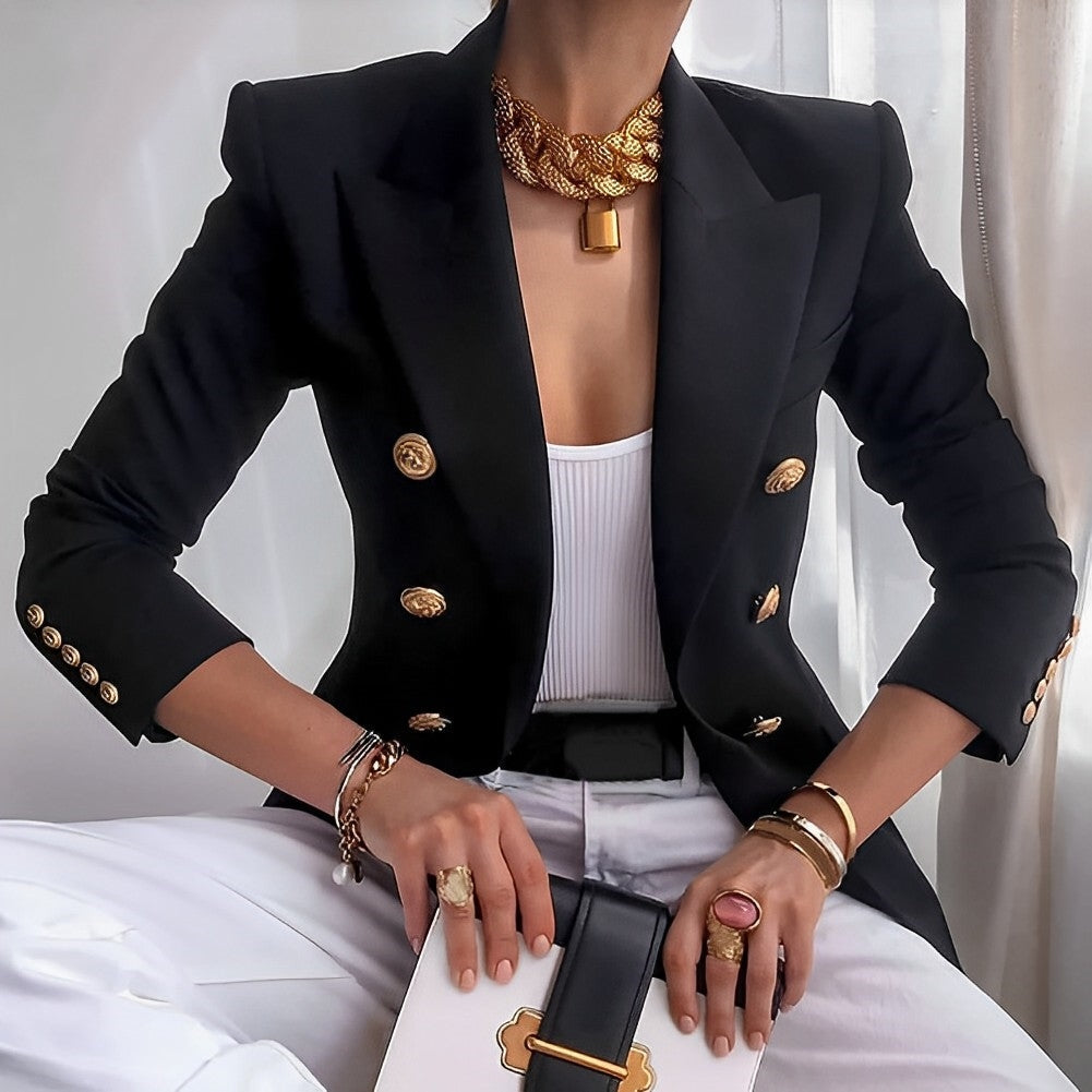 Atenea - Blazer mujer con botones dorados