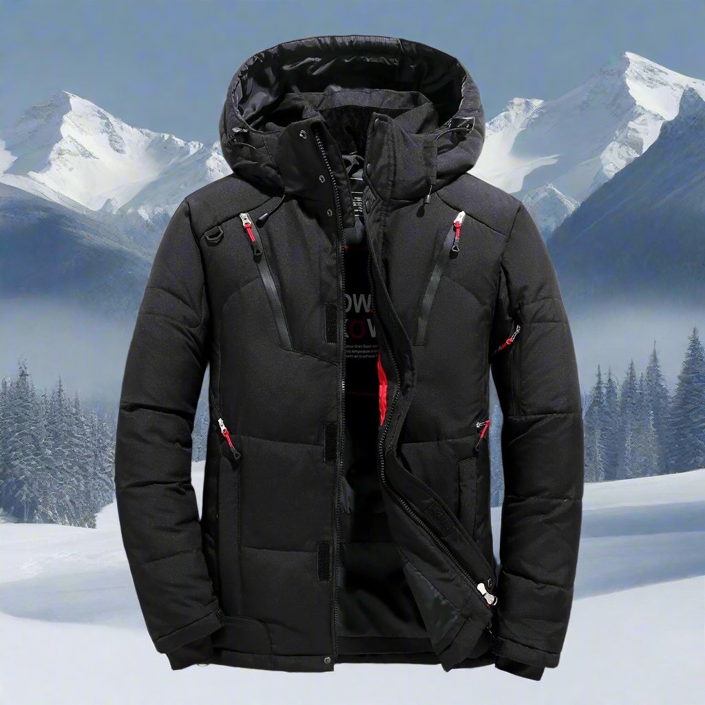 Santiago - Chaqueta acolchada con capucha impermeable