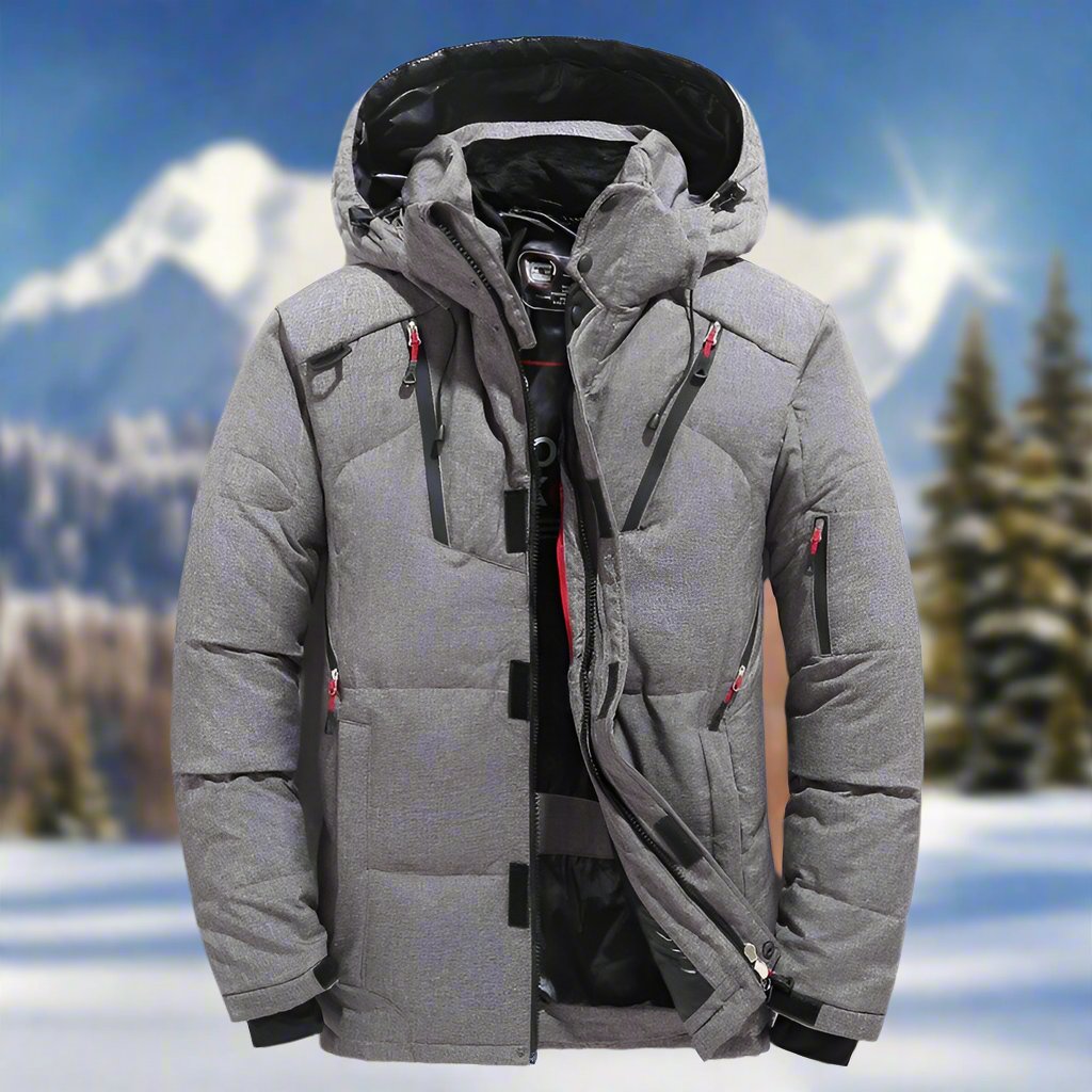 Santiago - Chaqueta acolchada con capucha impermeable