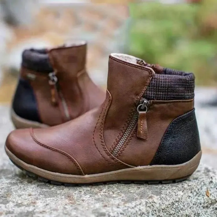Sofía - Botines de mujer con cremallera lateral