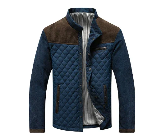 Sergio - Chaqueta acolchada ligera con cuello mao hombre