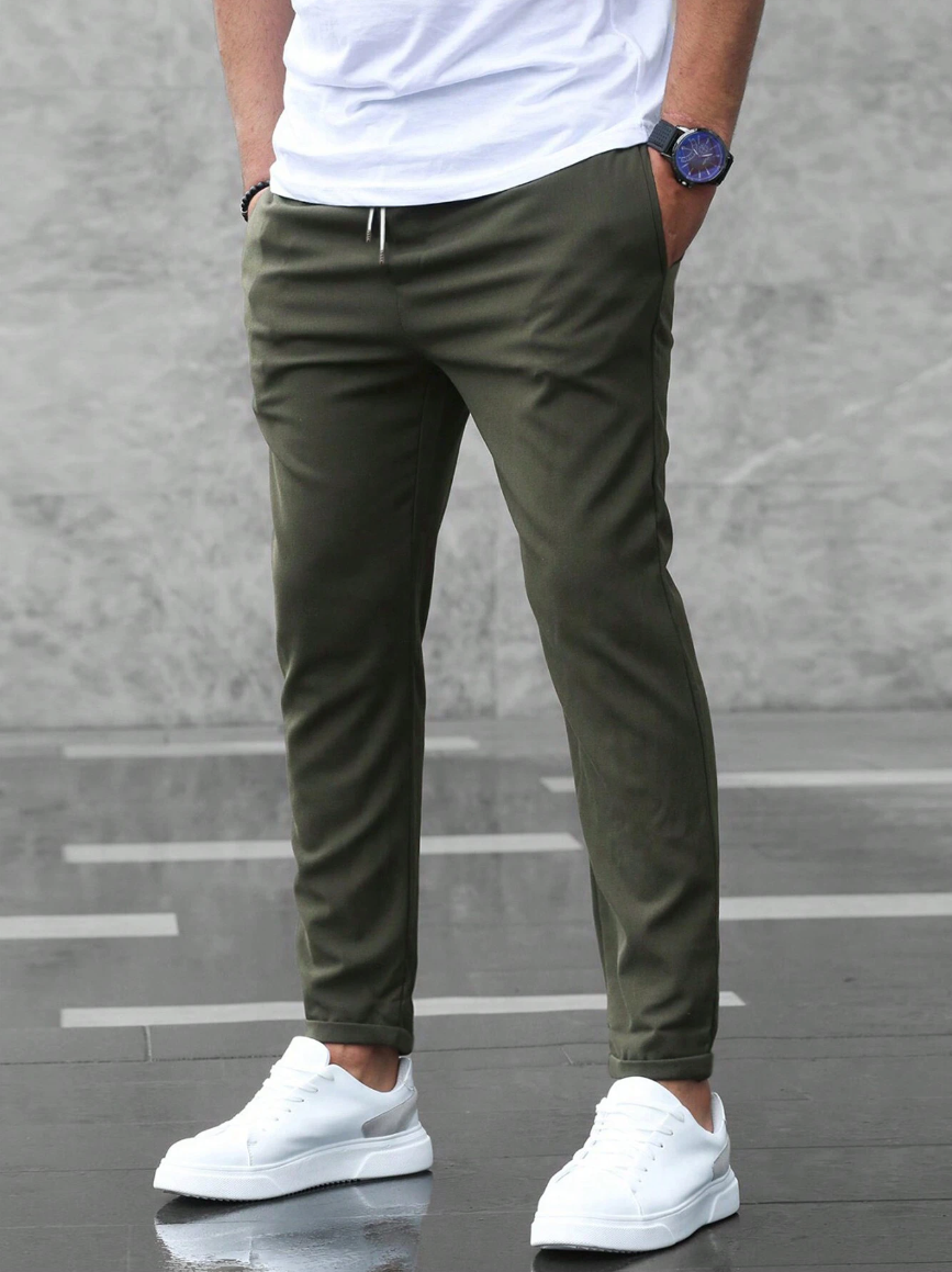 Leo – Pantalones jogger slim fit para hombre