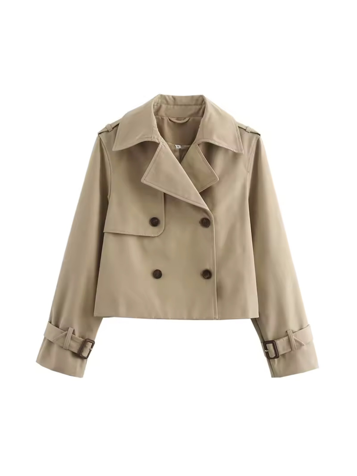 Isabelle - Chaqueta corta estilo trench mujer
