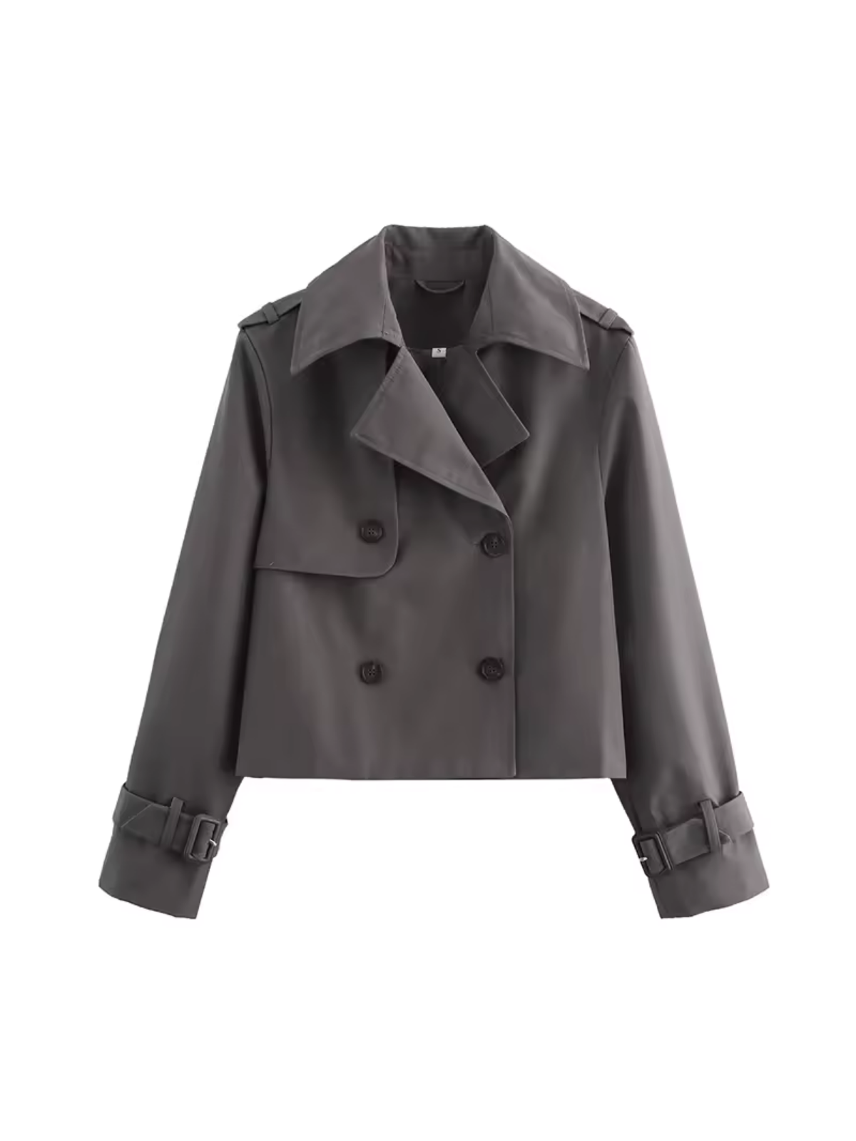 Isabelle - Chaqueta corta estilo trench mujer