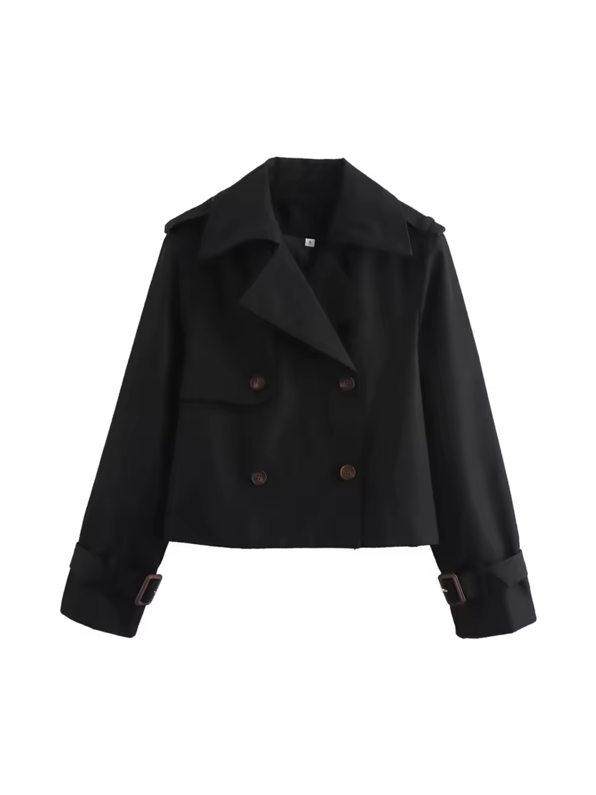 Isabelle - Chaqueta corta estilo trench mujer