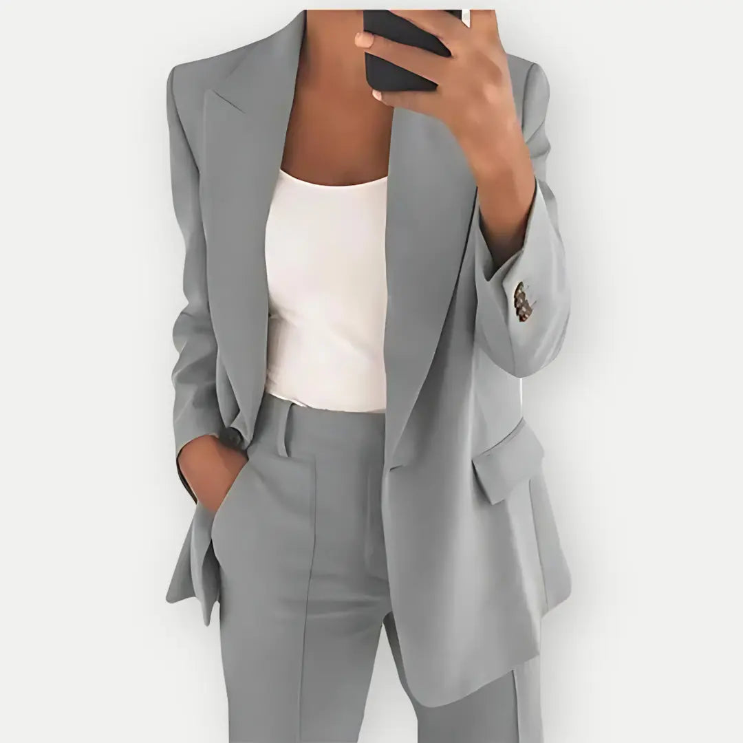 Claudia - Traje de mujer con blazer y pantalón de vestir