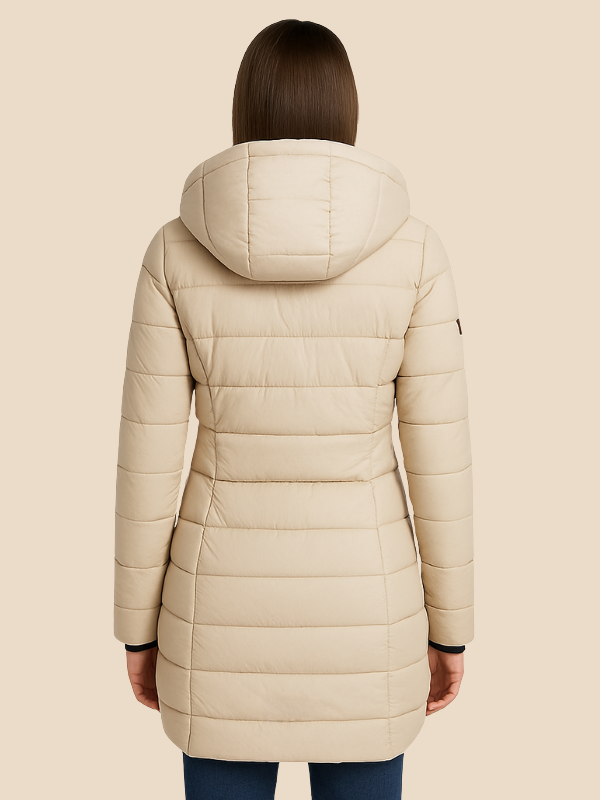 Valentina – Chaqueta acolchada de invierno con capucha para mujer