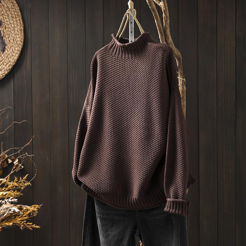 Mariana - Suéter de punto para mujer cuello alto