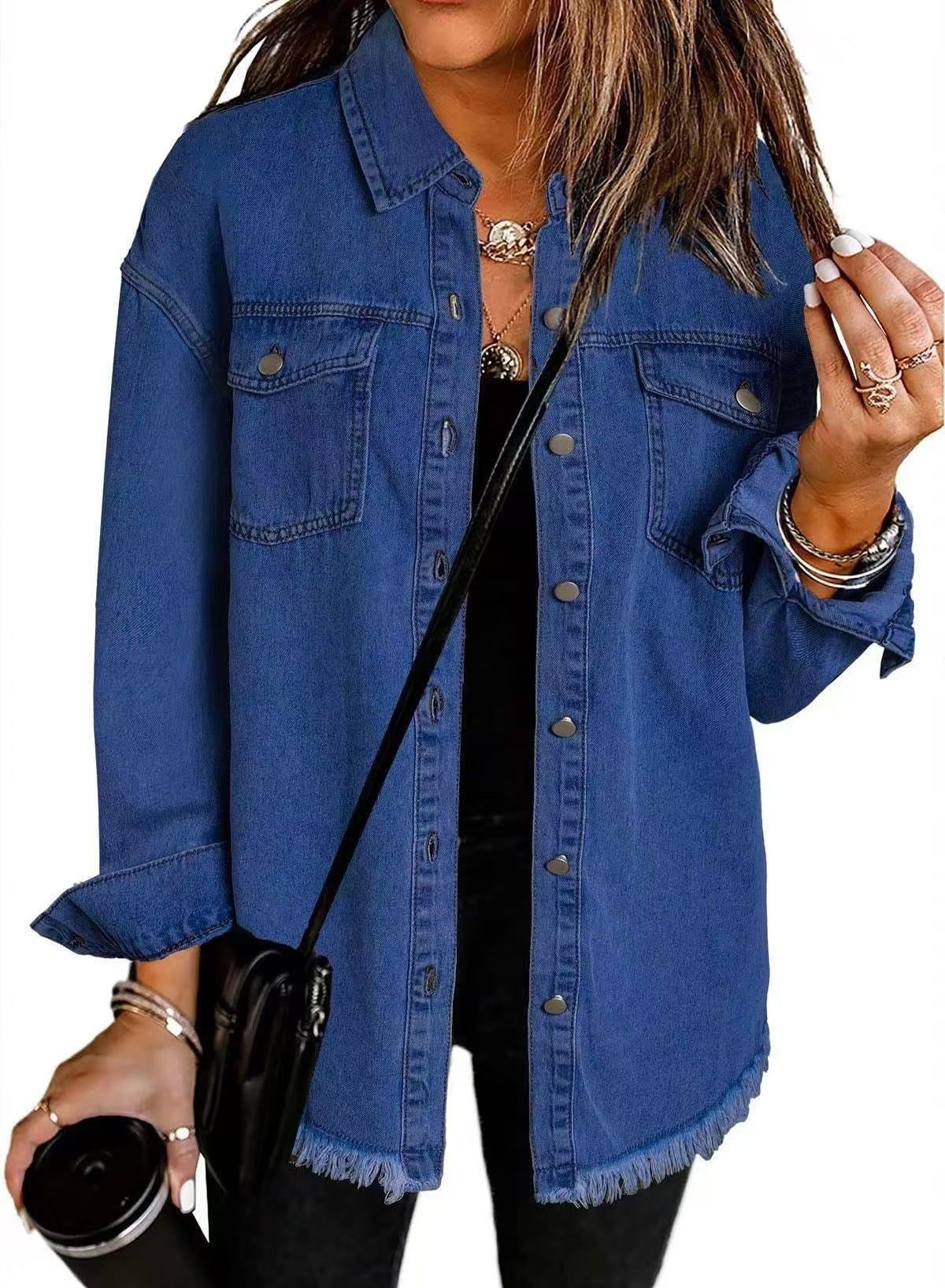 Valeria – Sobrecamisa Vaquera Femenina de Estilo Casual Moderno