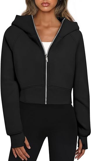 Elena - Sudadera corta mujer con cremallera