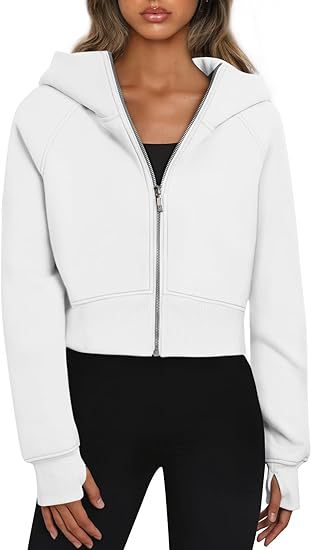 Elena - Sudadera corta mujer con cremallera