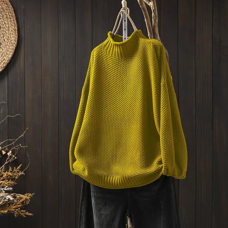 Mariana - Suéter de punto para mujer cuello alto