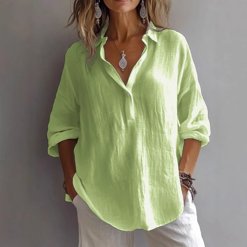 Clara – Camisa fluida de corte relajado