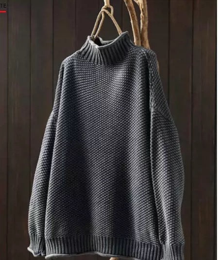 Mariana - Suéter de punto para mujer cuello alto