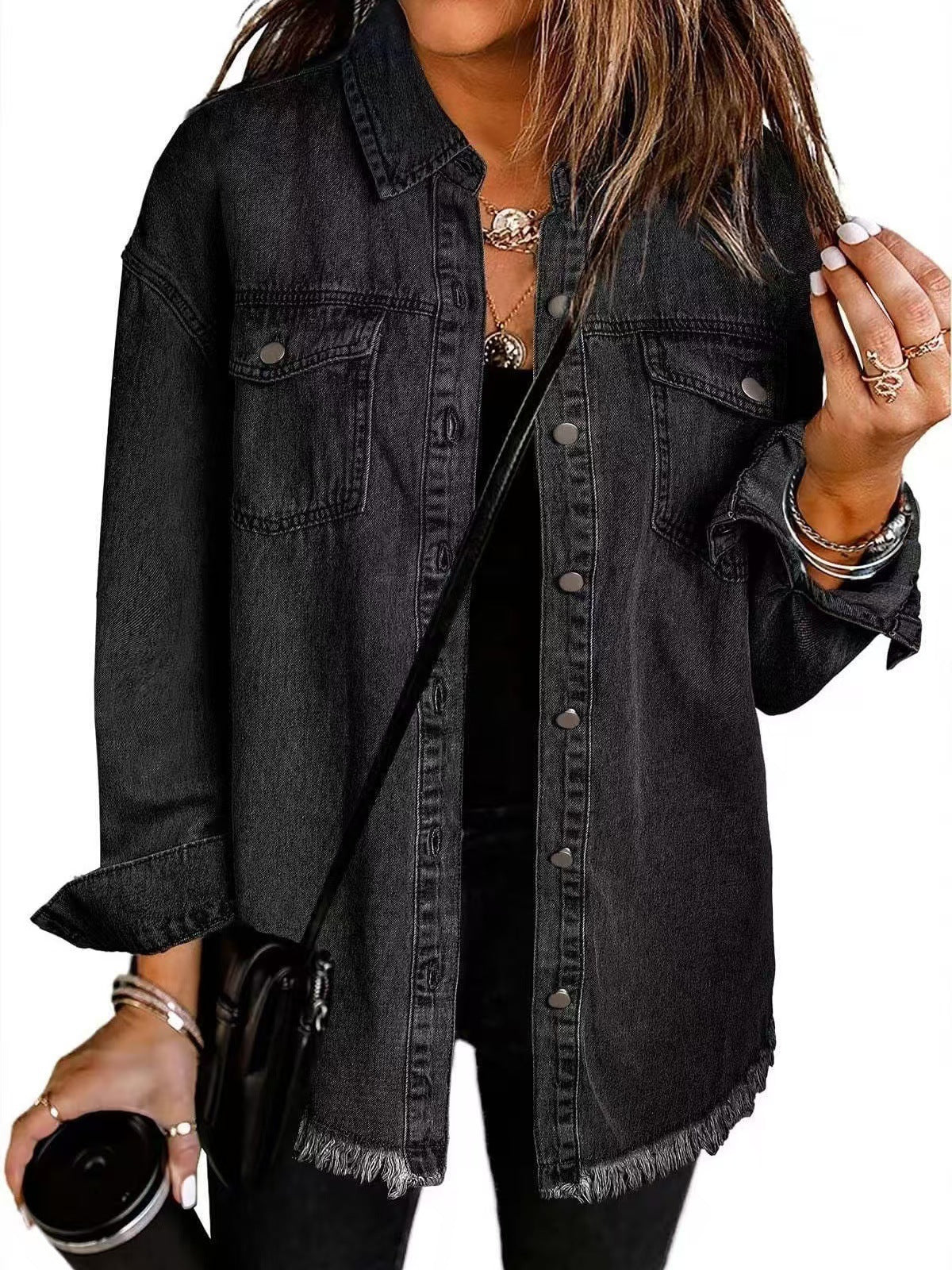 Valeria – Sobrecamisa Vaquera Femenina de Estilo Casual Moderno