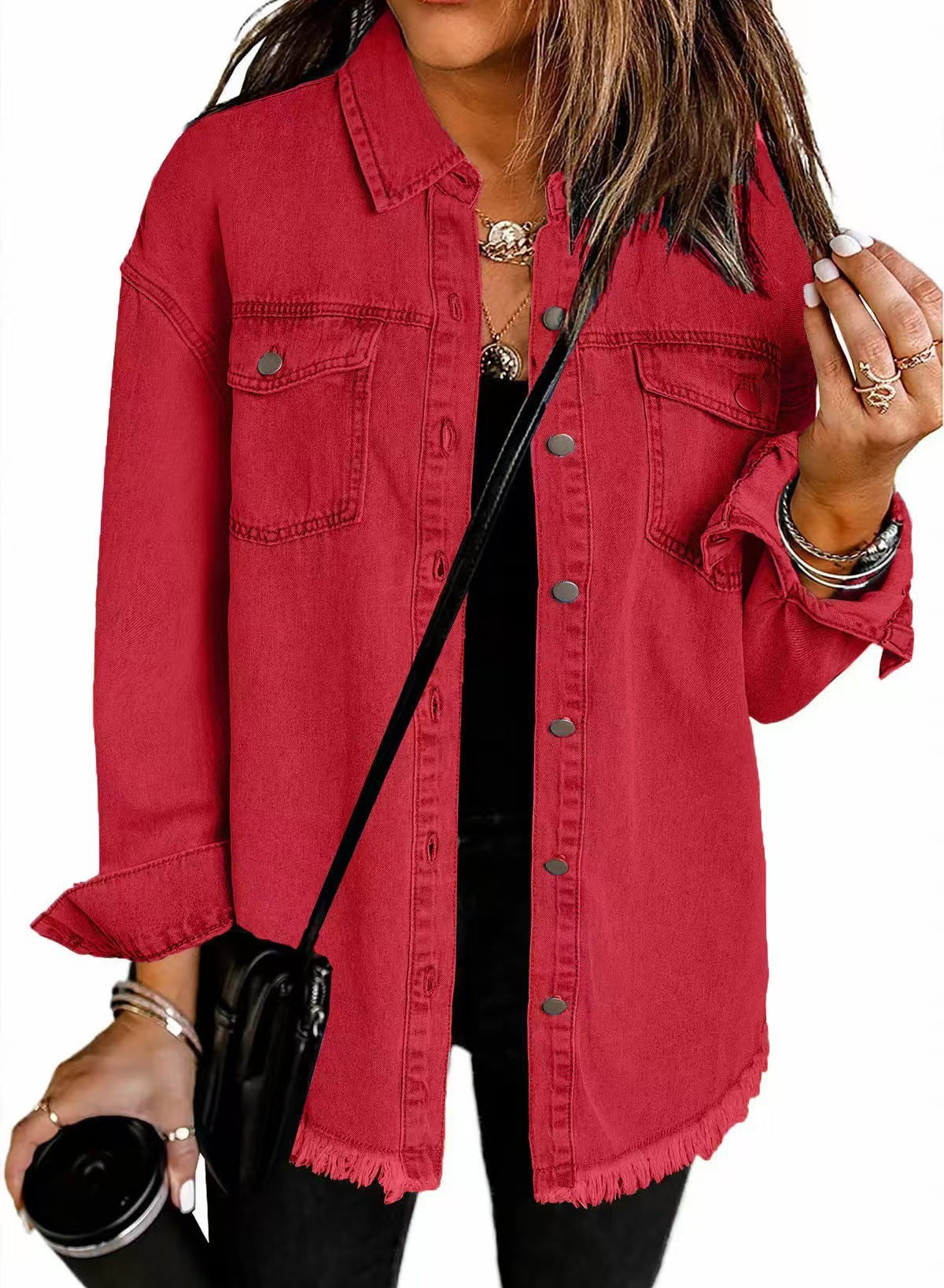 Valeria – Sobrecamisa Vaquera Femenina de Estilo Casual Moderno