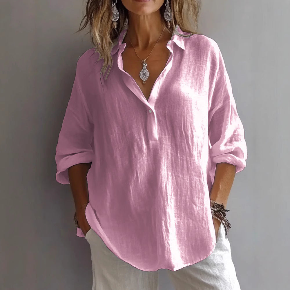 Clara – Camisa fluida de corte relajado