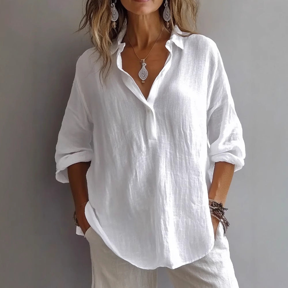 Clara – Camisa fluida de corte relajado