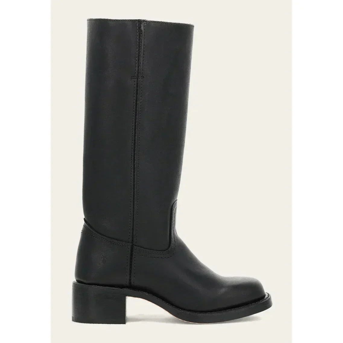 Victoria - Botas altas de mujer en cuero con tacón bajo