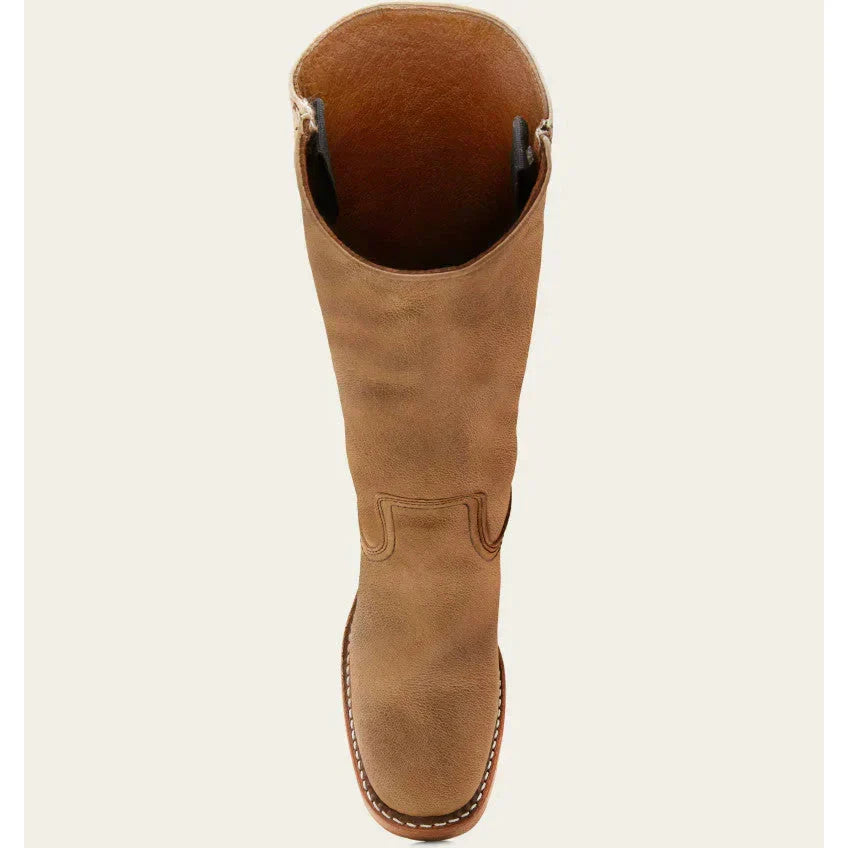Victoria - Botas altas de mujer en cuero con tacón bajo