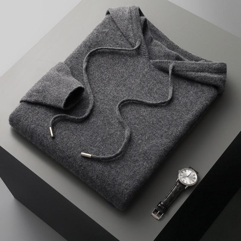 Daniel - Sudadera de hombre con capucha y cordones