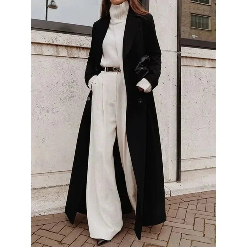 Camila – Abrigo Largo Femenino de Corte