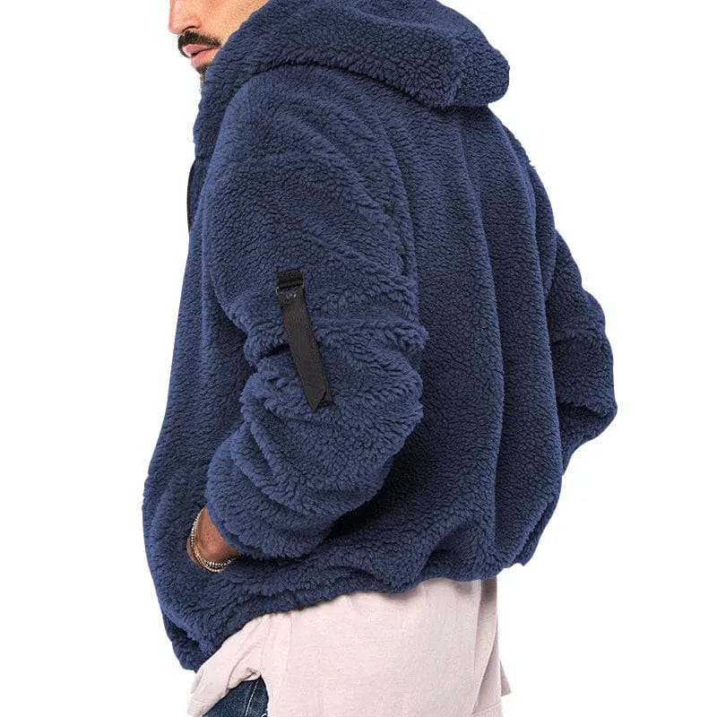 Ethan – Chaqueta lana polar con capucha para hombre