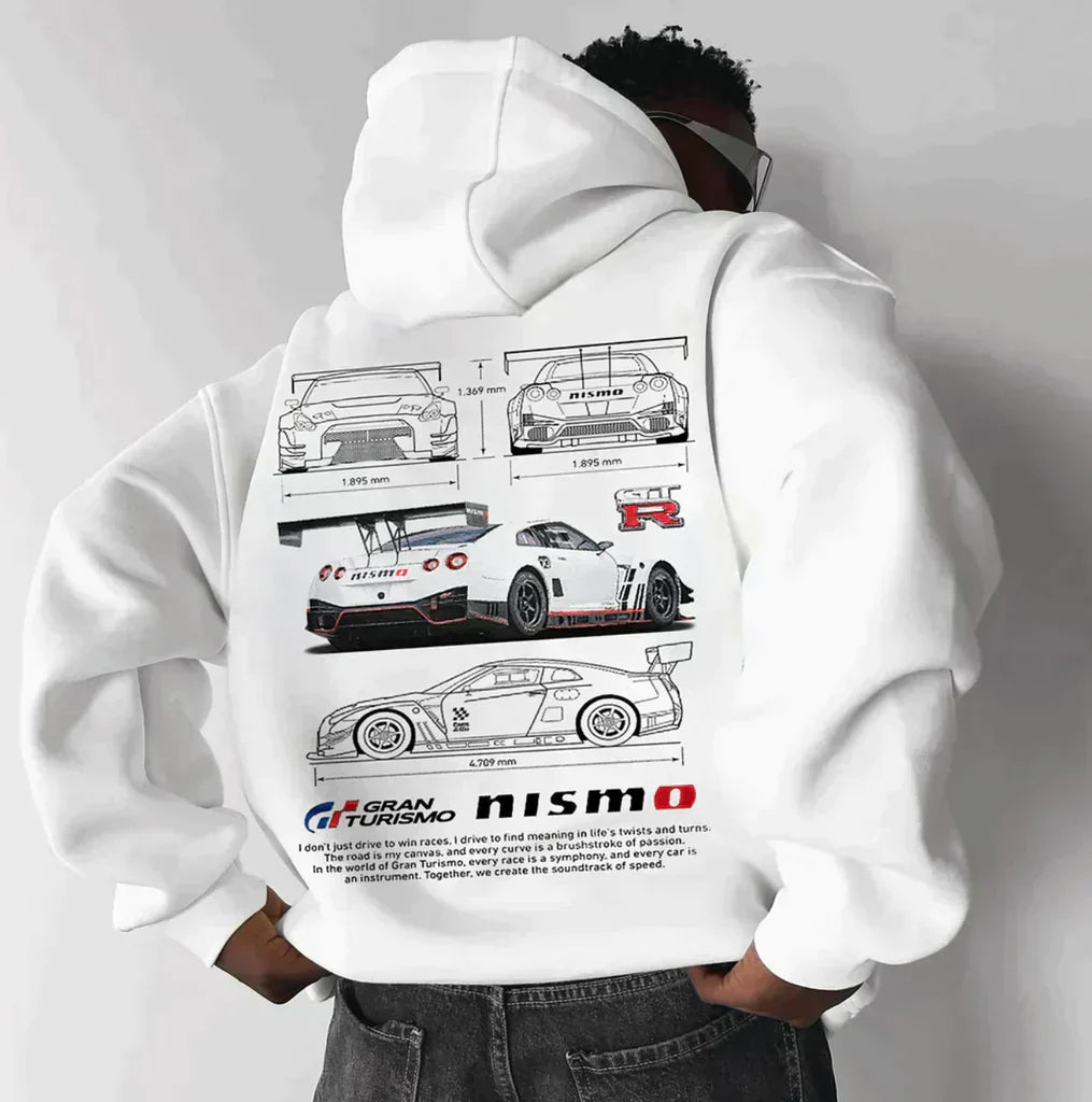 Mateo - Sudadera con capucha unisex diseño coche deportivo
