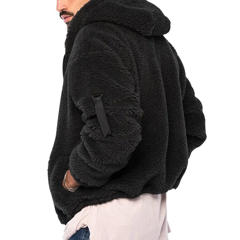 Ethan – Chaqueta lana polar con capucha para hombre