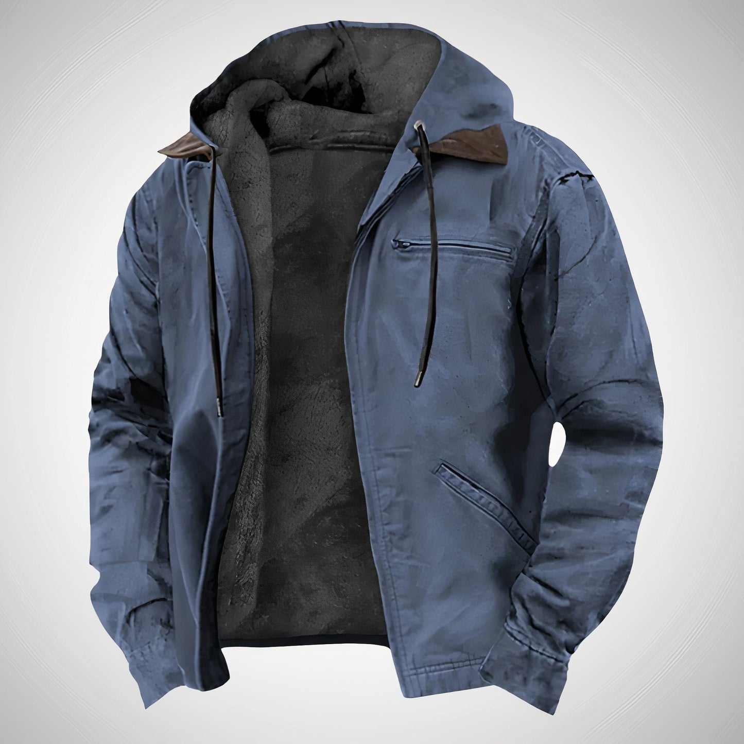 Héctor – Chaqueta de Hombre con Forro Interior y Capucha
