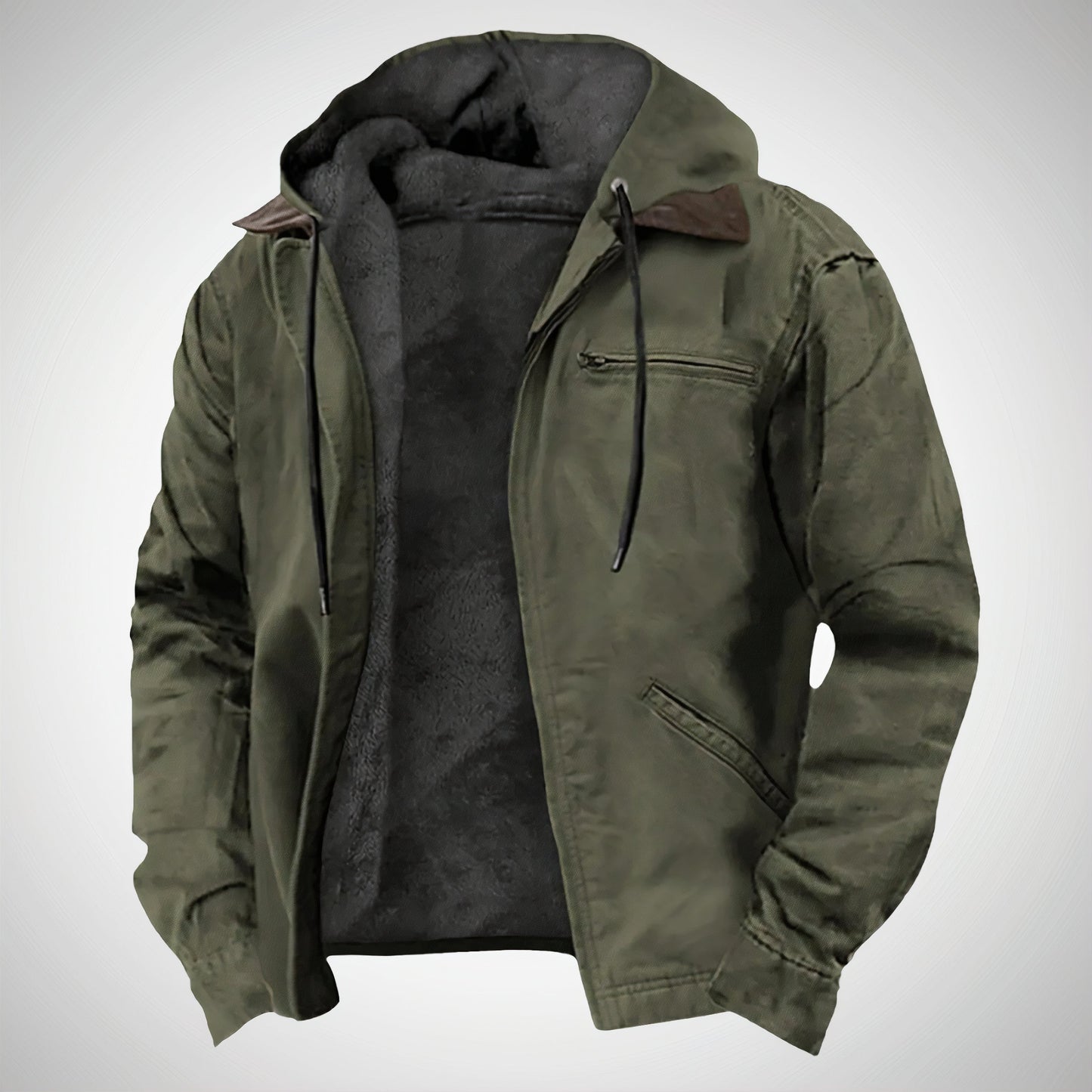 Héctor – Chaqueta de Hombre con Forro Interior y Capucha