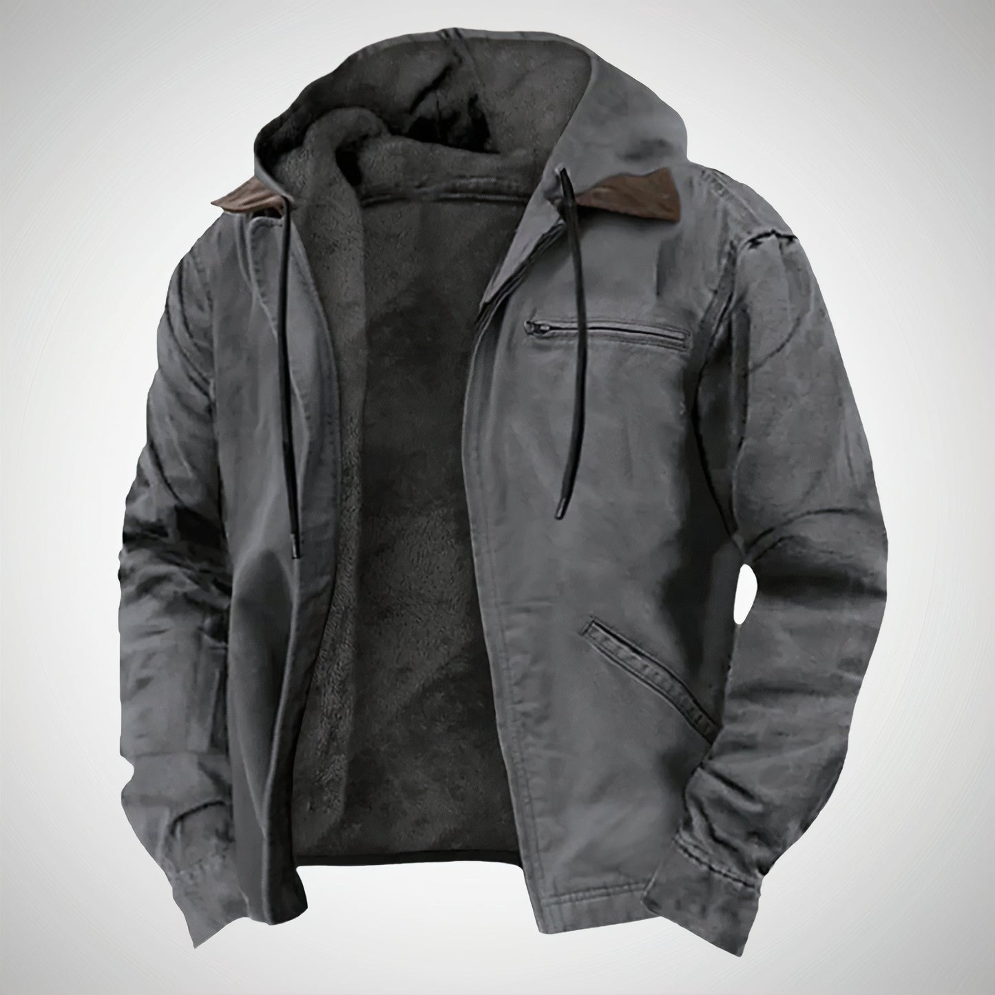Héctor – Chaqueta de Hombre con Forro Interior y Capucha