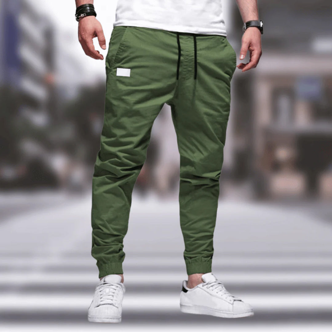 Daniel - Pantalón jogger de hombre casual con cordón ajustable