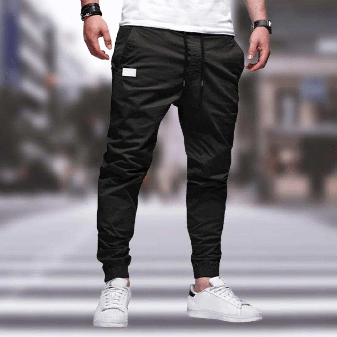 Daniel - Pantalón jogger de hombre casual con cordón ajustable