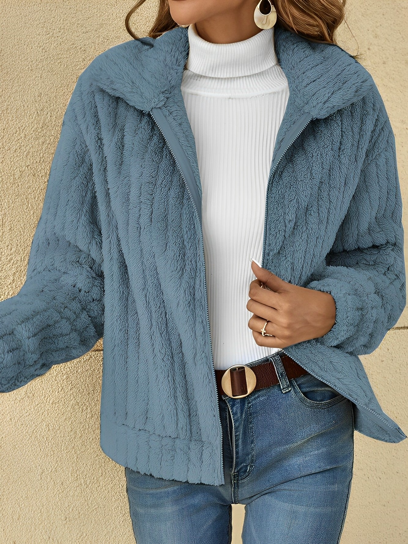 Dana – Cazadora Acolchada Teddy de Invierno