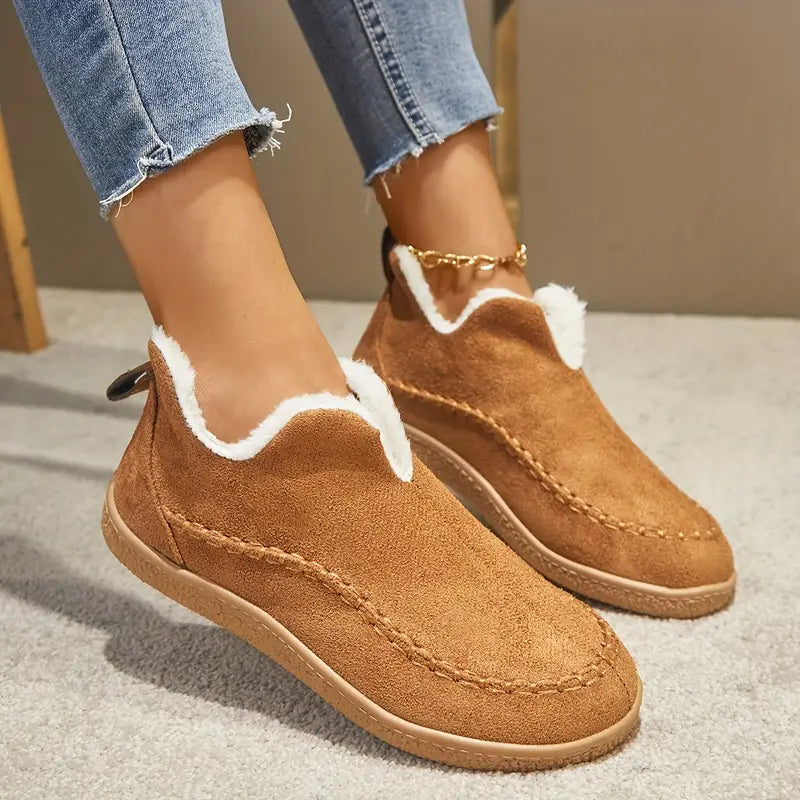 Paula - Zapatillas de mujer estilo casual con forro interior cálido