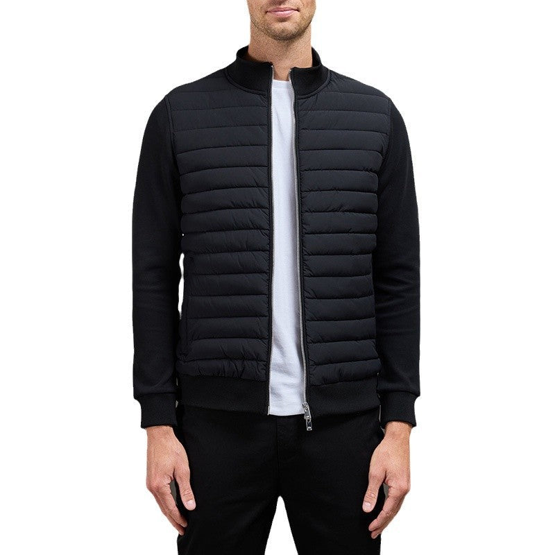 Lucas - Chaqueta de hombre acolchada ligera con cremallera frontal
