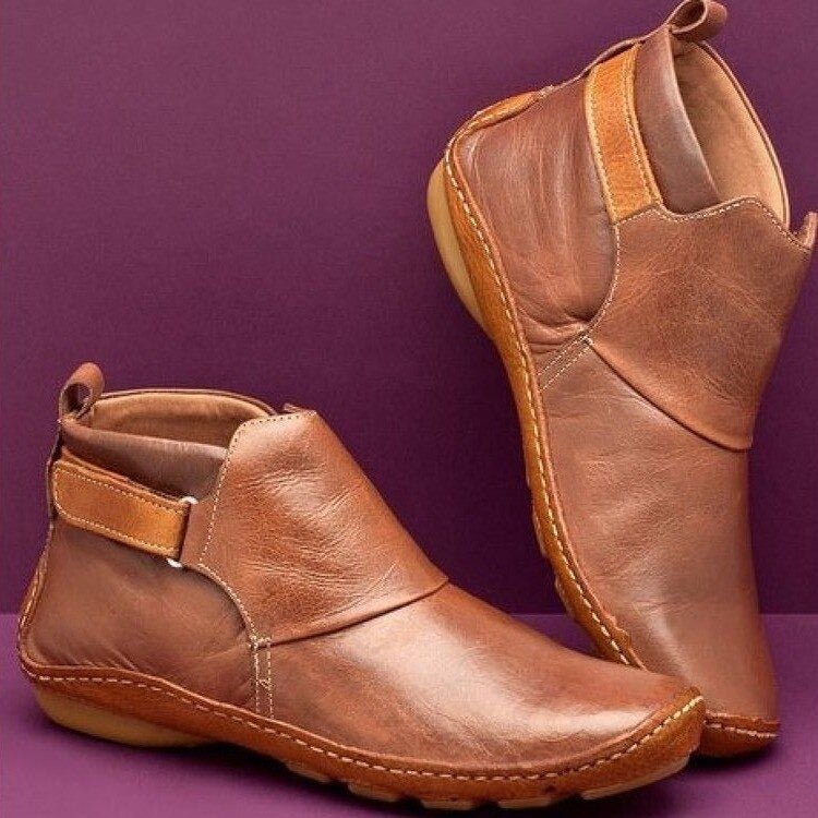 Sofía – Botines Femeninos de Cuero Artesanal