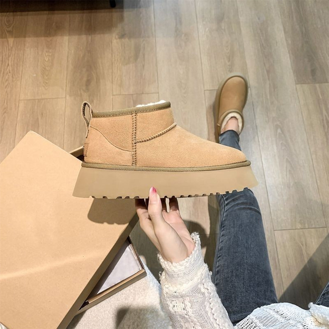 Clara - Botines de mujer con forro de borrego