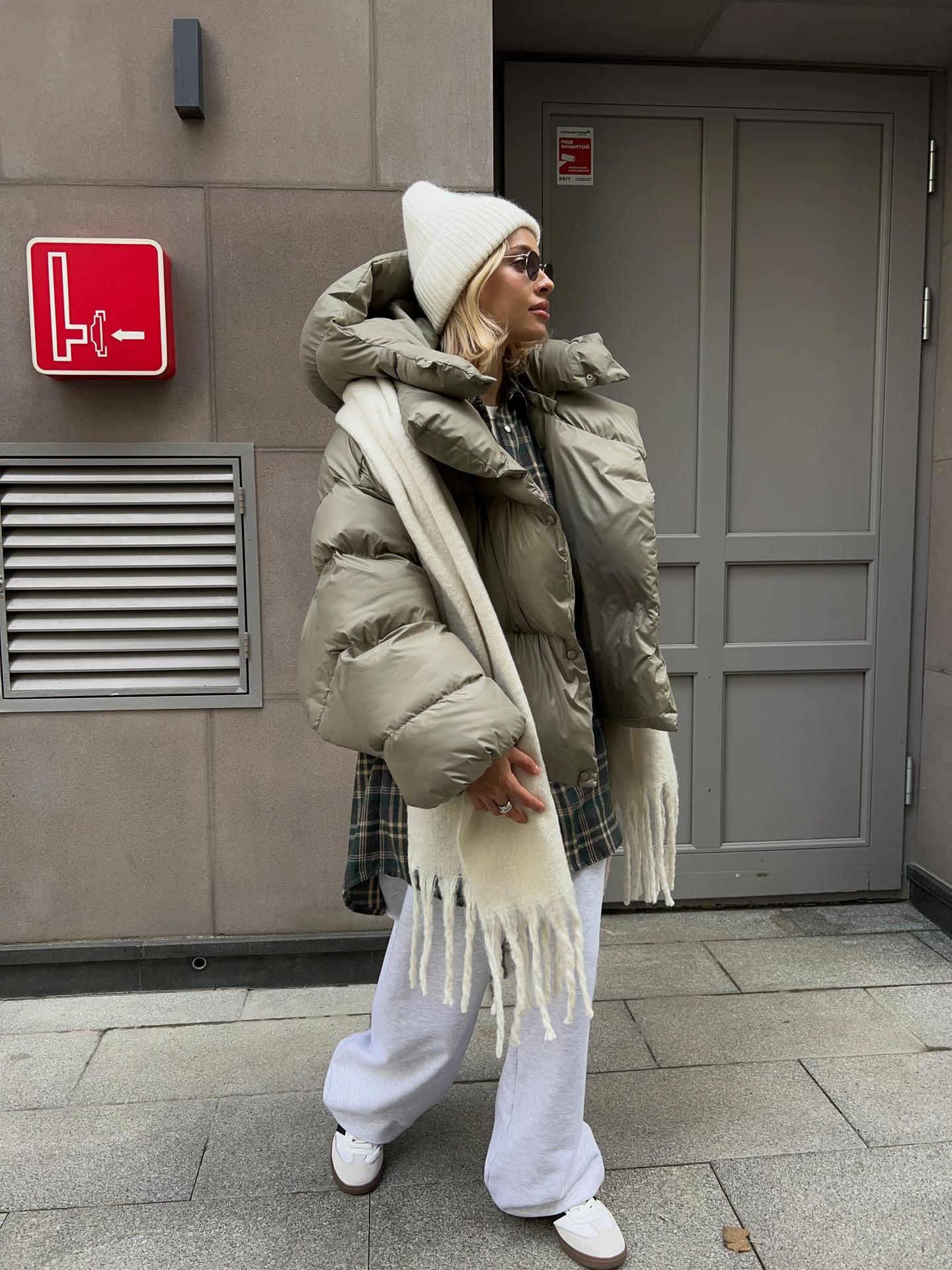 Claudia – Chaqueta acolchada oversize para mujer
