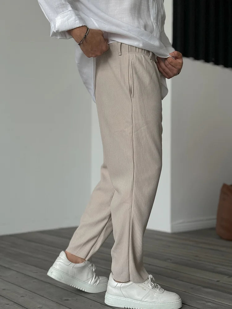 Diego - Pantalón plisado hombre casual